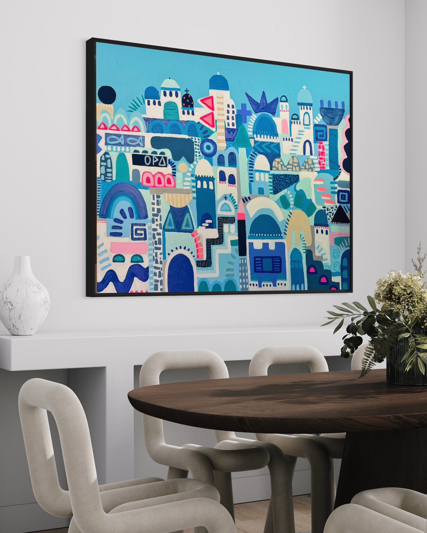 Santorini (Canvas Print)