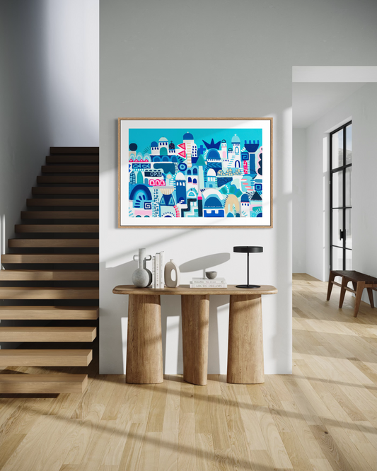 "Santorini" (Paper Print)