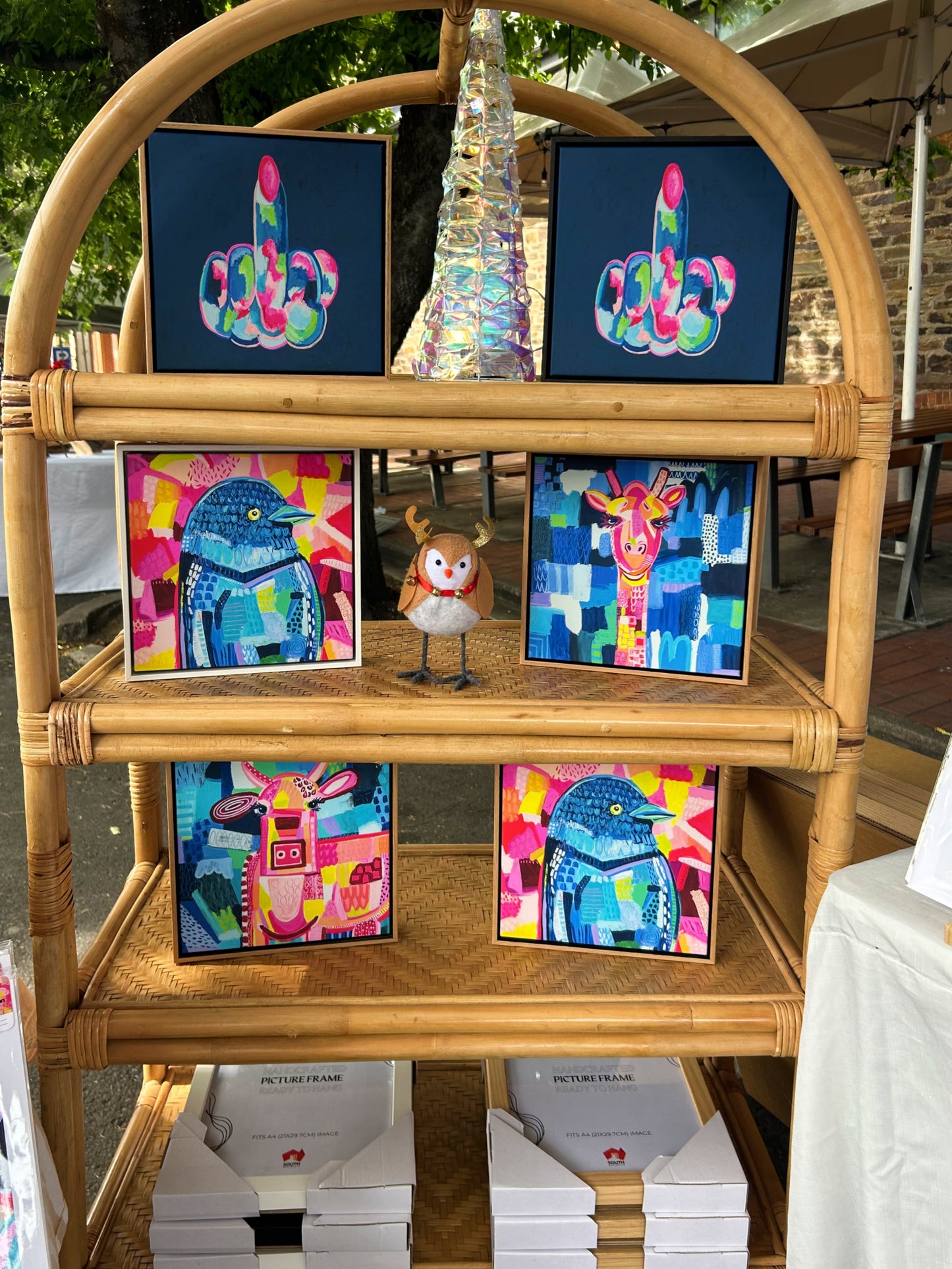 Wilbur Mini Framed Canvas Print