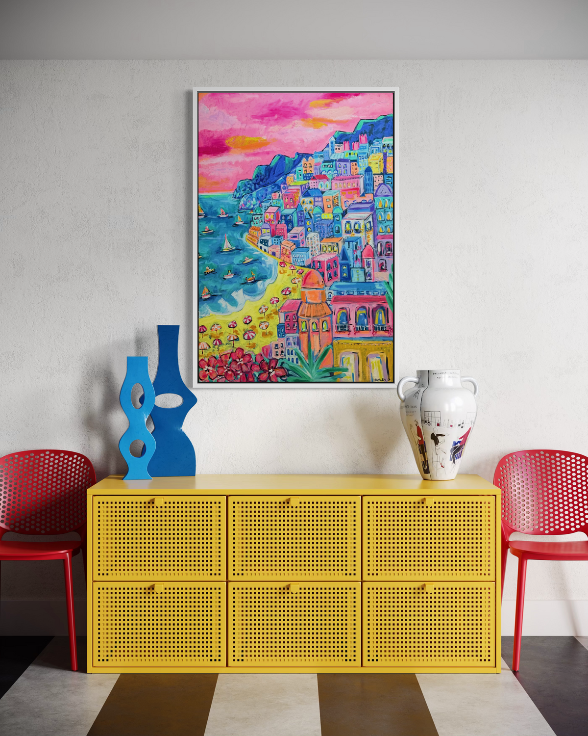 "Amalfi In My Dreams" (Canvas Print)