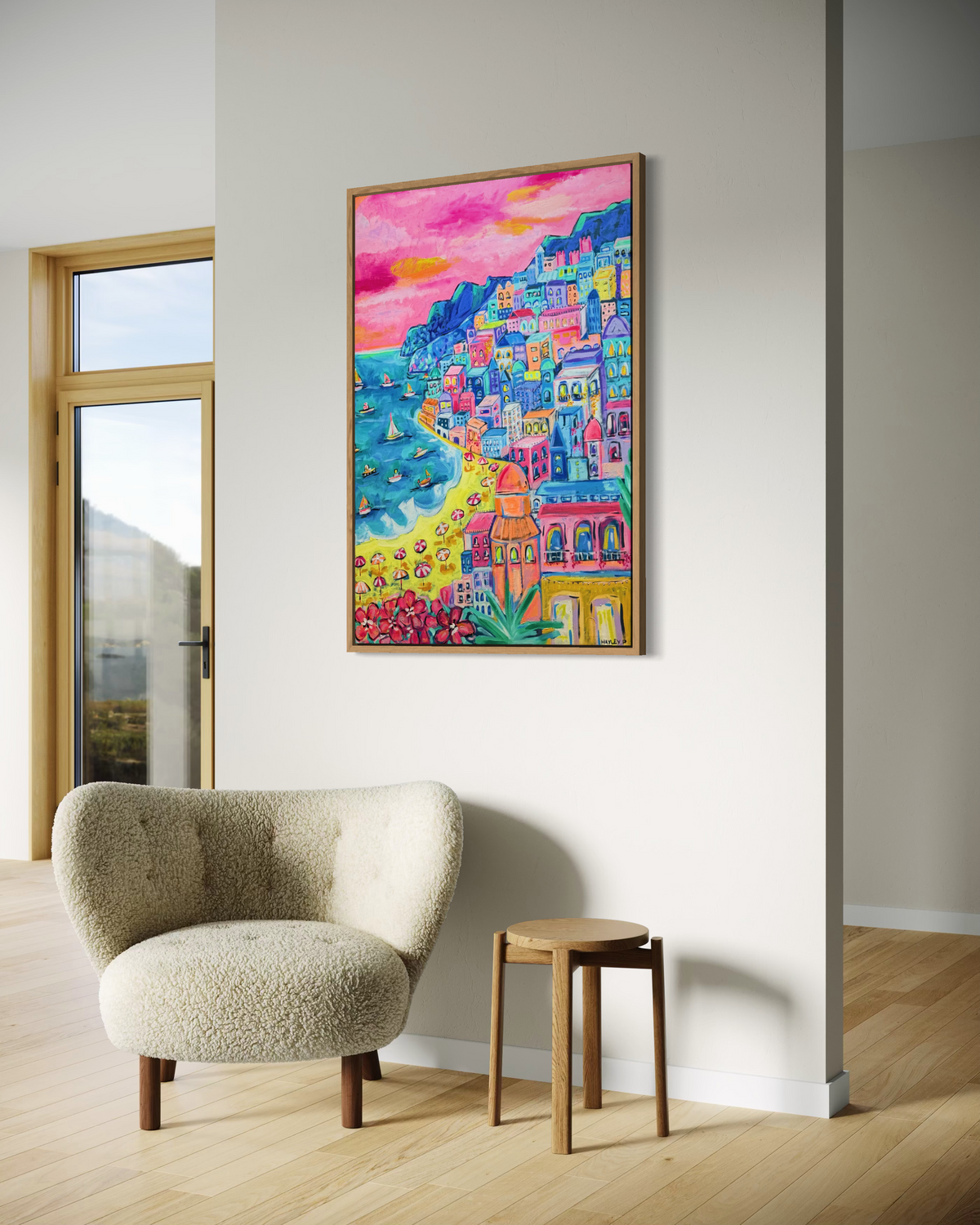 "Amalfi In My Dreams" (Canvas Print)