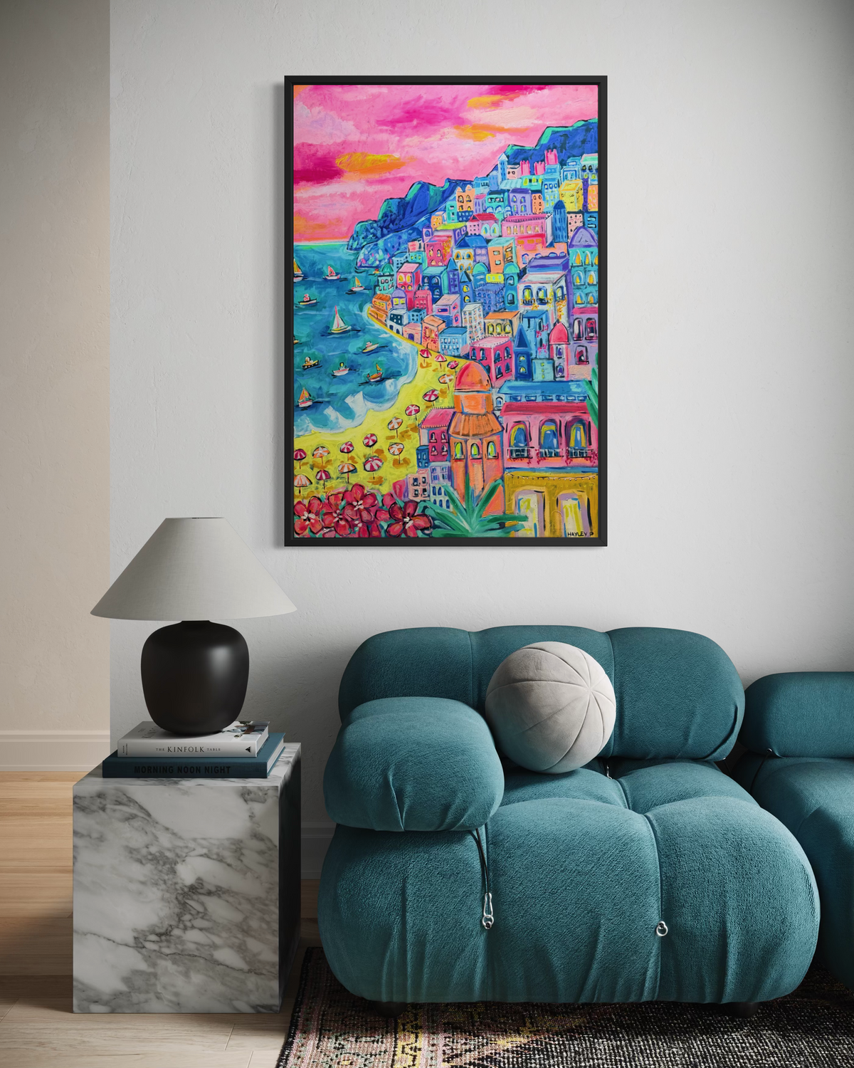 "Amalfi In My Dreams" (Canvas Print)