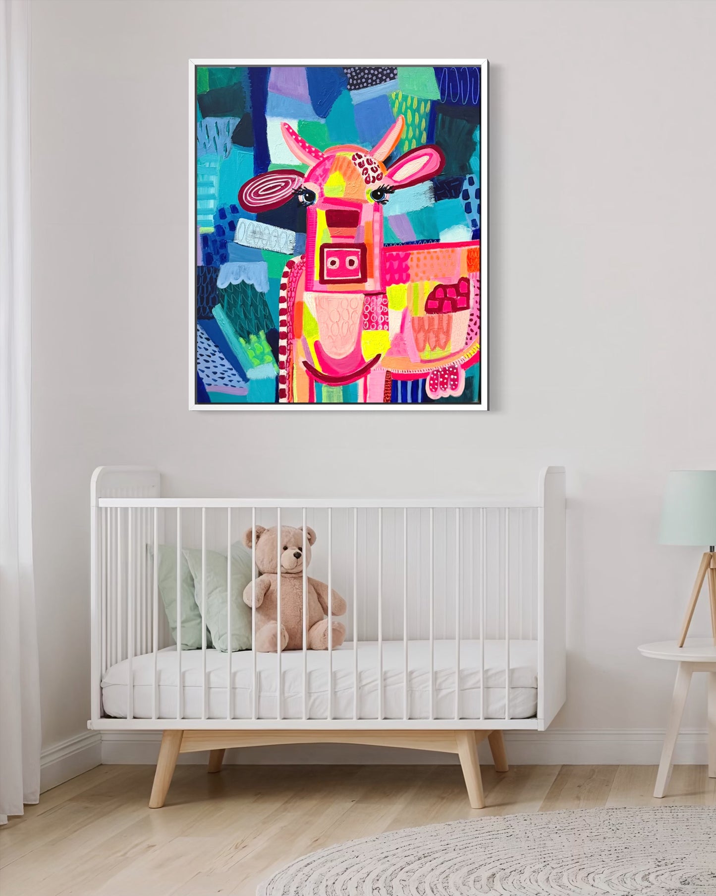 Skinny Cow (Stretched Canvas Print)