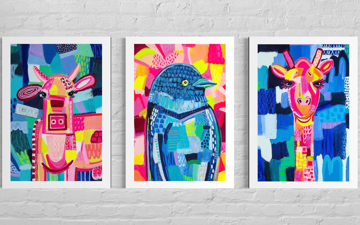 Helen The Giraffe (Paper Print)