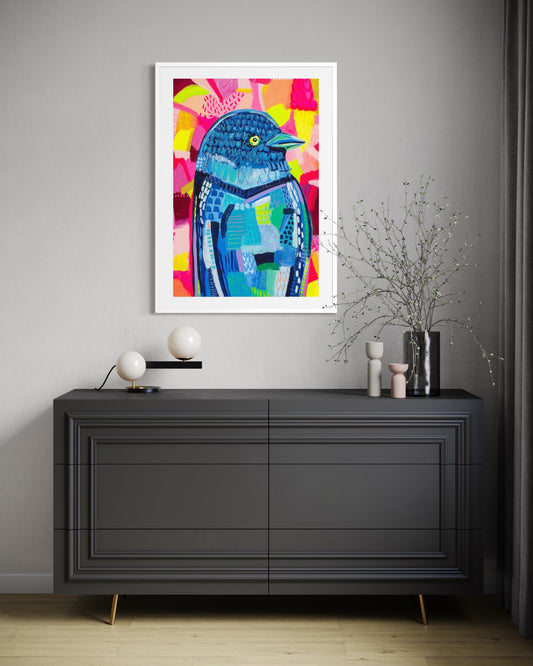 Wilbur The Bird (Paper Print)