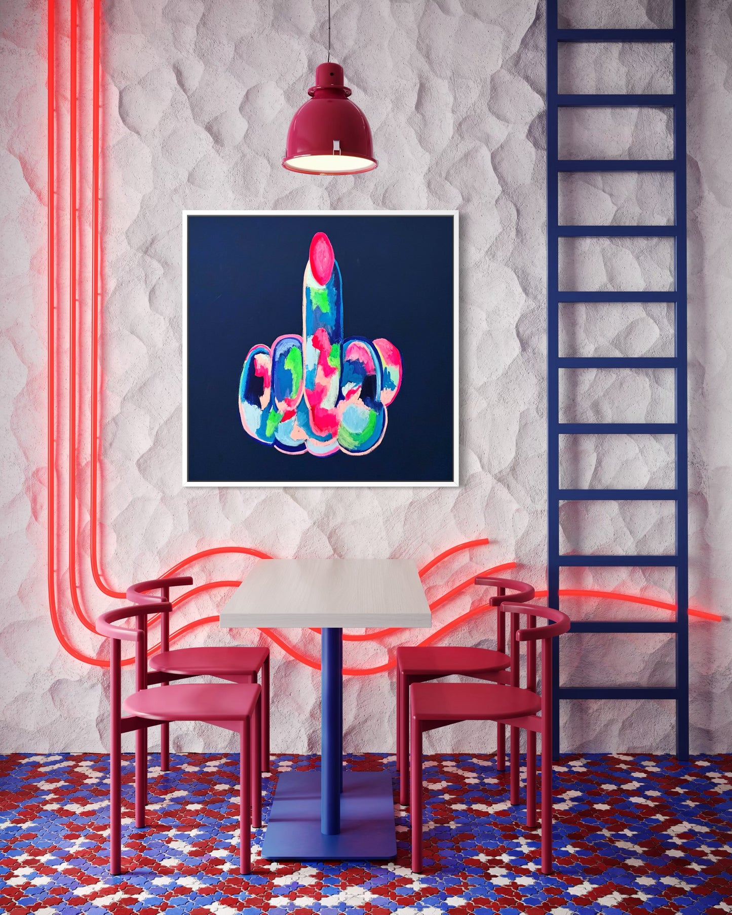 In Your Face (Canvas Prints)