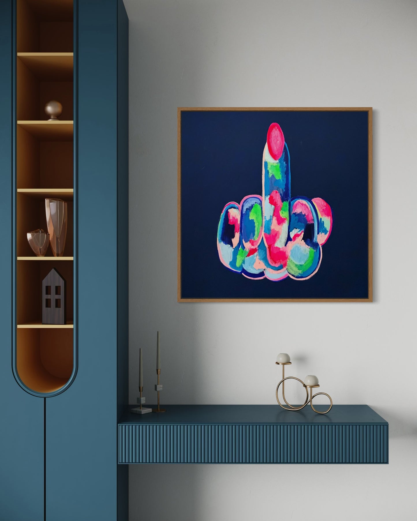 In Your Face (Canvas Prints)