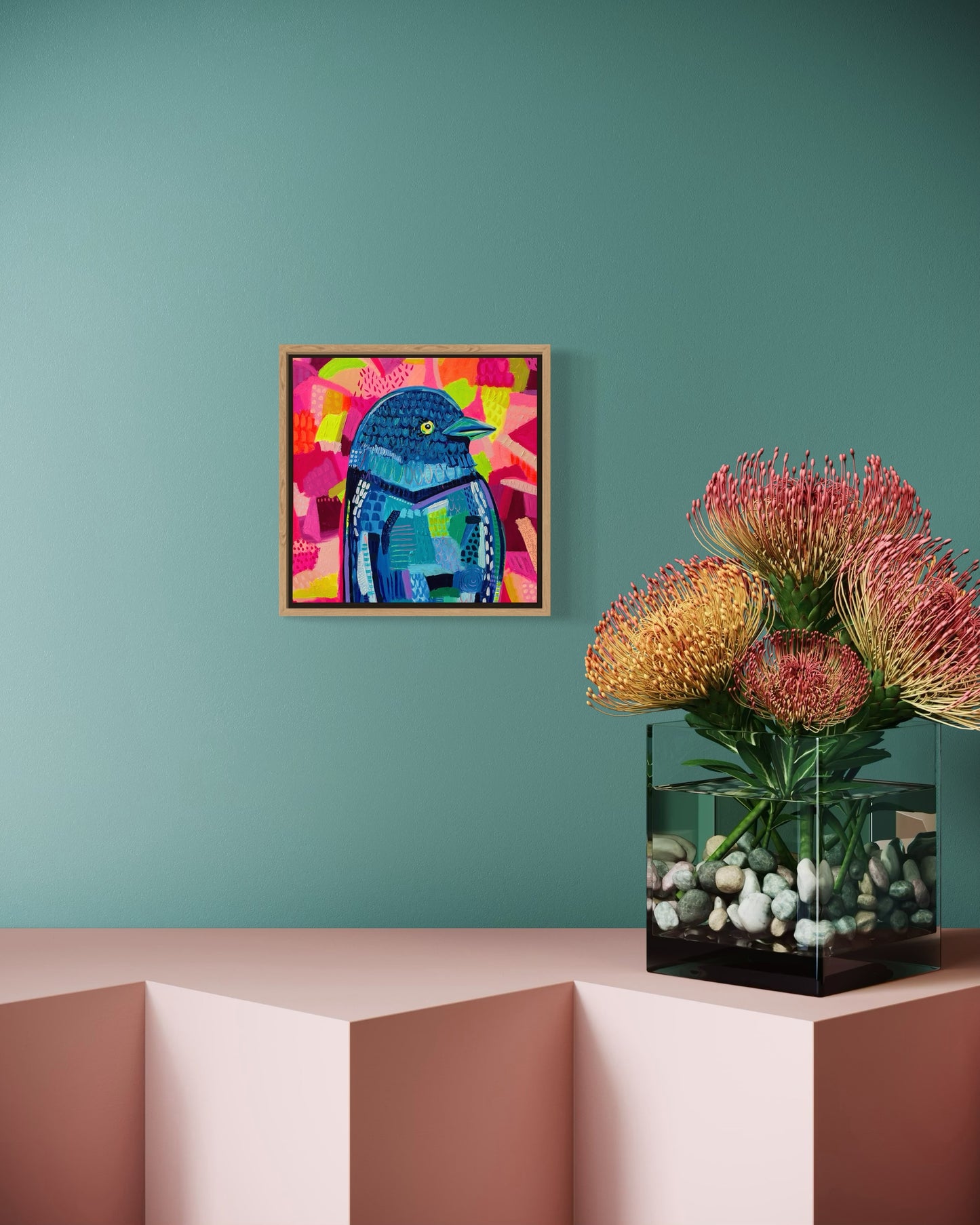 Wilbur Mini Framed Canvas Print