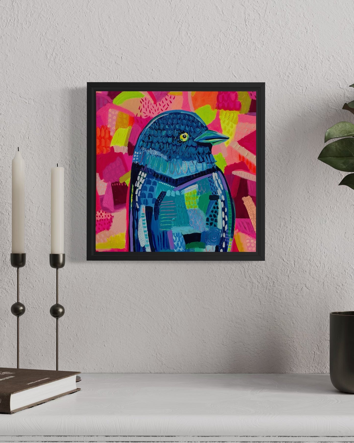 Wilbur Mini Framed Canvas Print