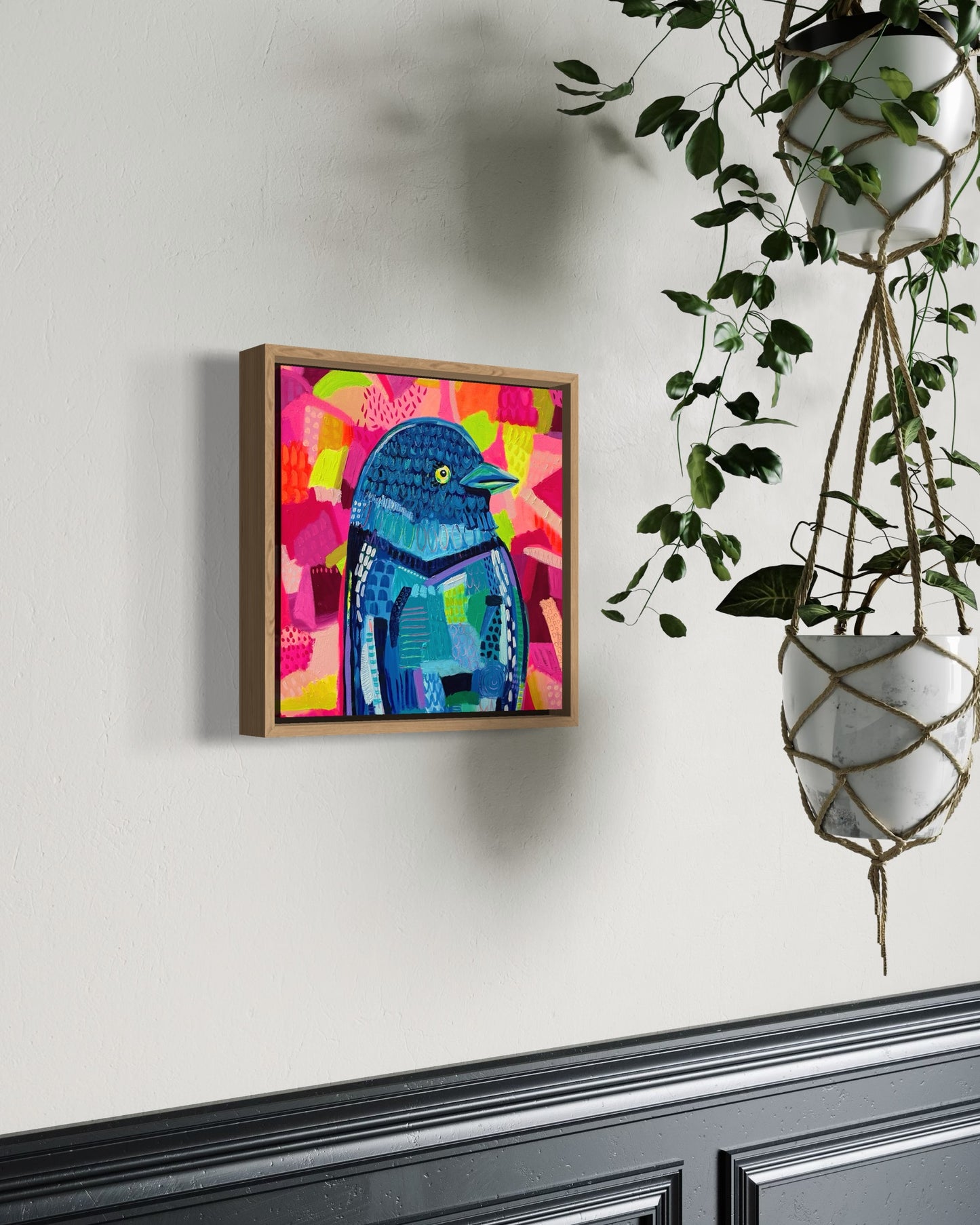 Wilbur Mini Framed Canvas Print