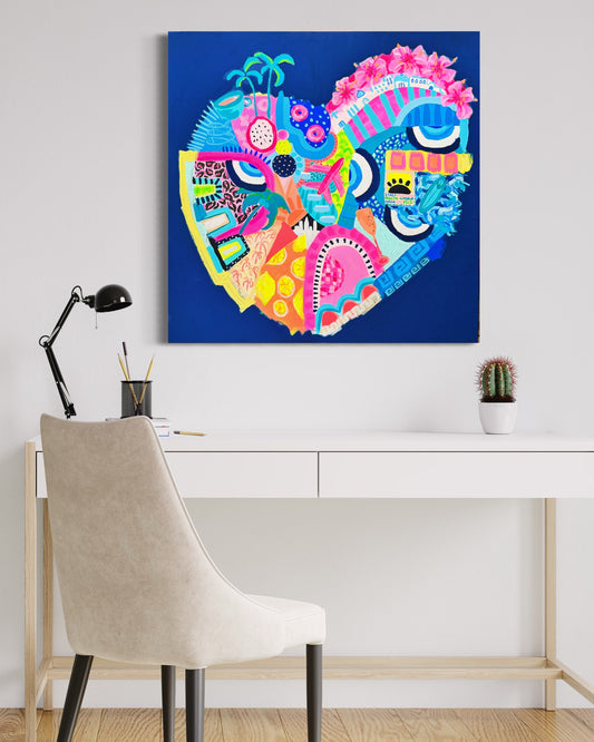 Travel Heart (Canvas Print)