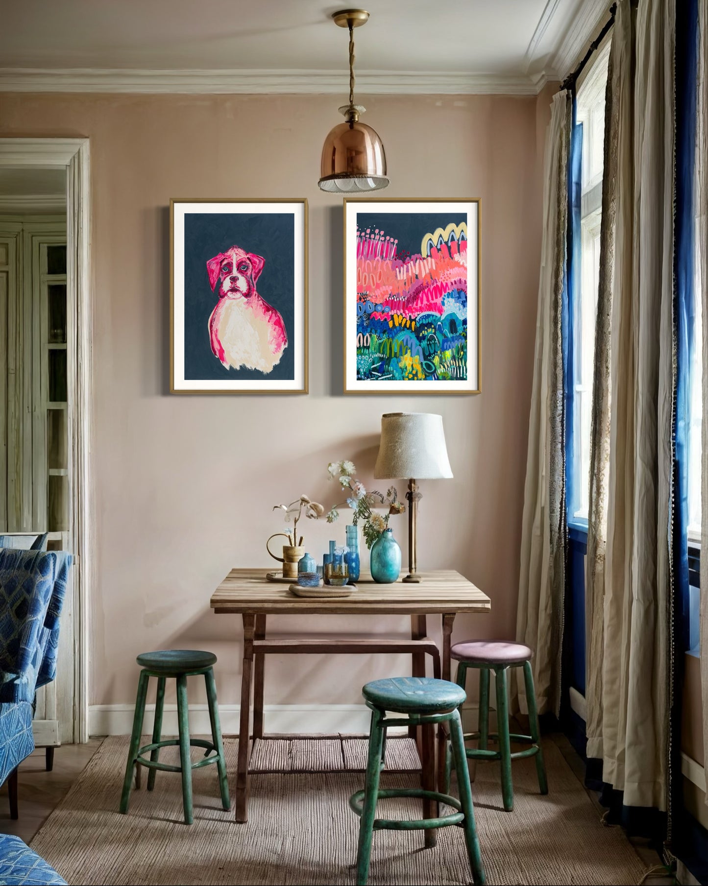 Party In The hills (FRAMED PRINT)