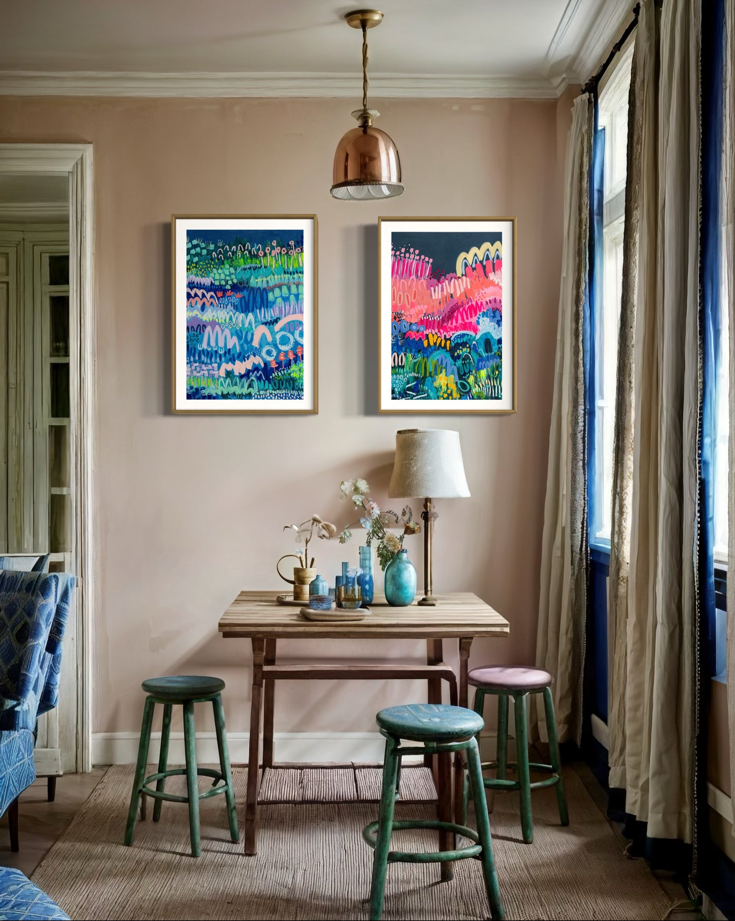 Party In The hills (FRAMED PRINT)