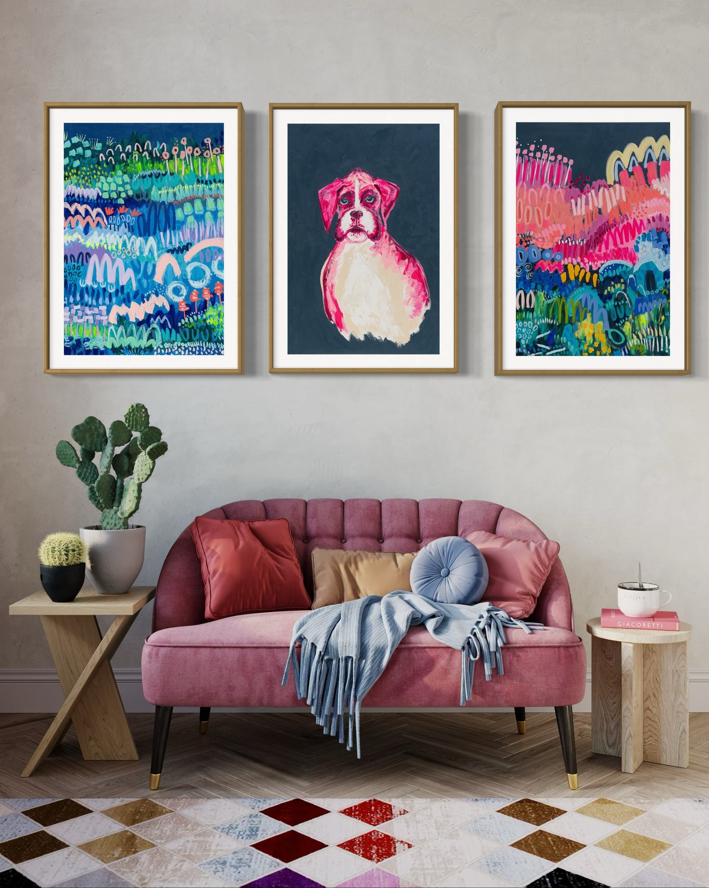 Party In The hills (FRAMED PRINT)