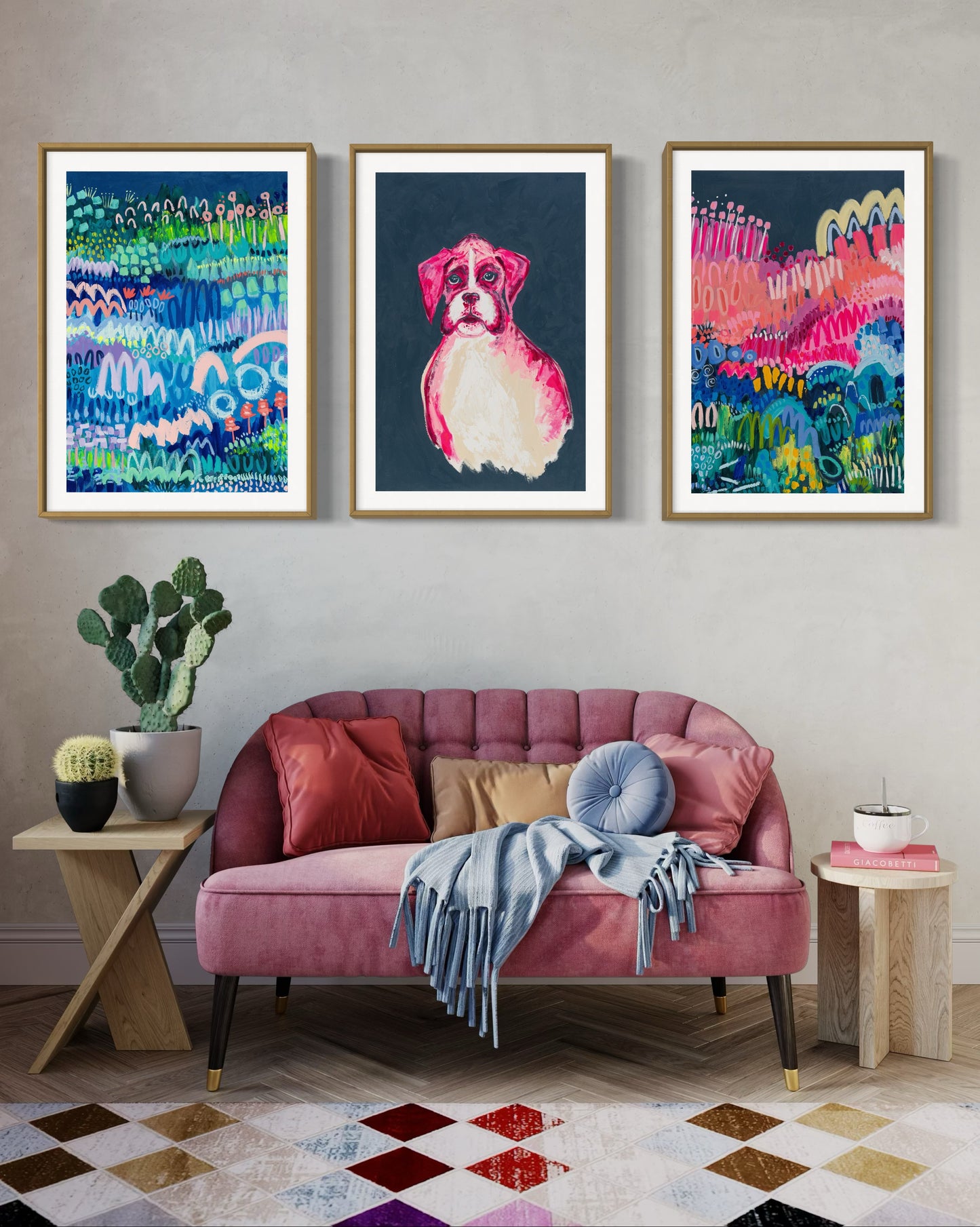 Party In The hills (FRAMED PRINT)