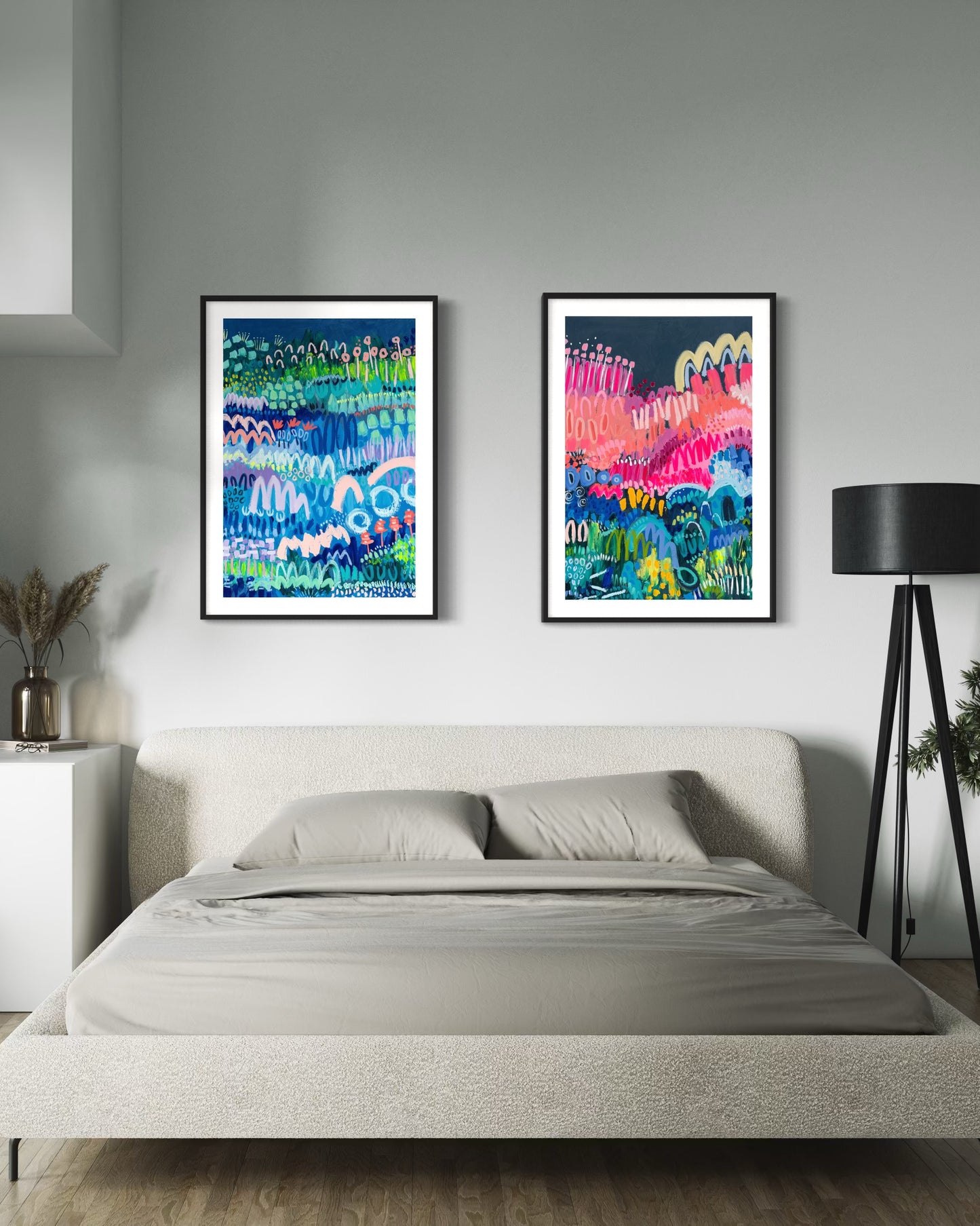 Party In The hills (FRAMED PRINT)