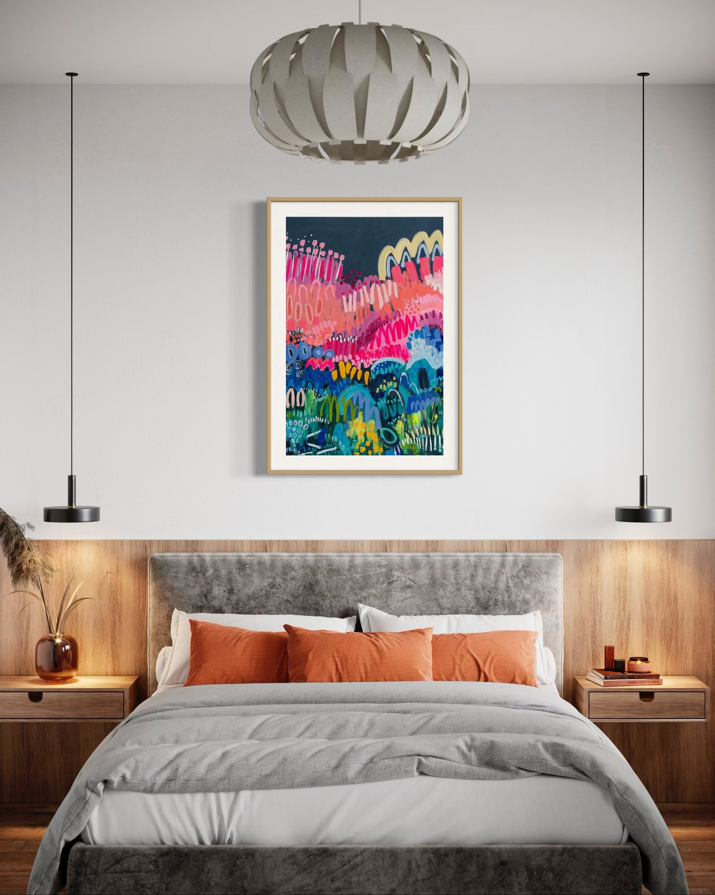 Party In The hills (FRAMED PRINT)