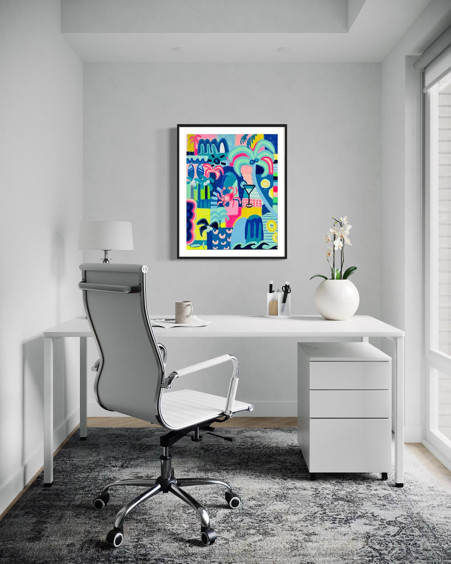 Summer Holiday (FRAMED PRINT)
