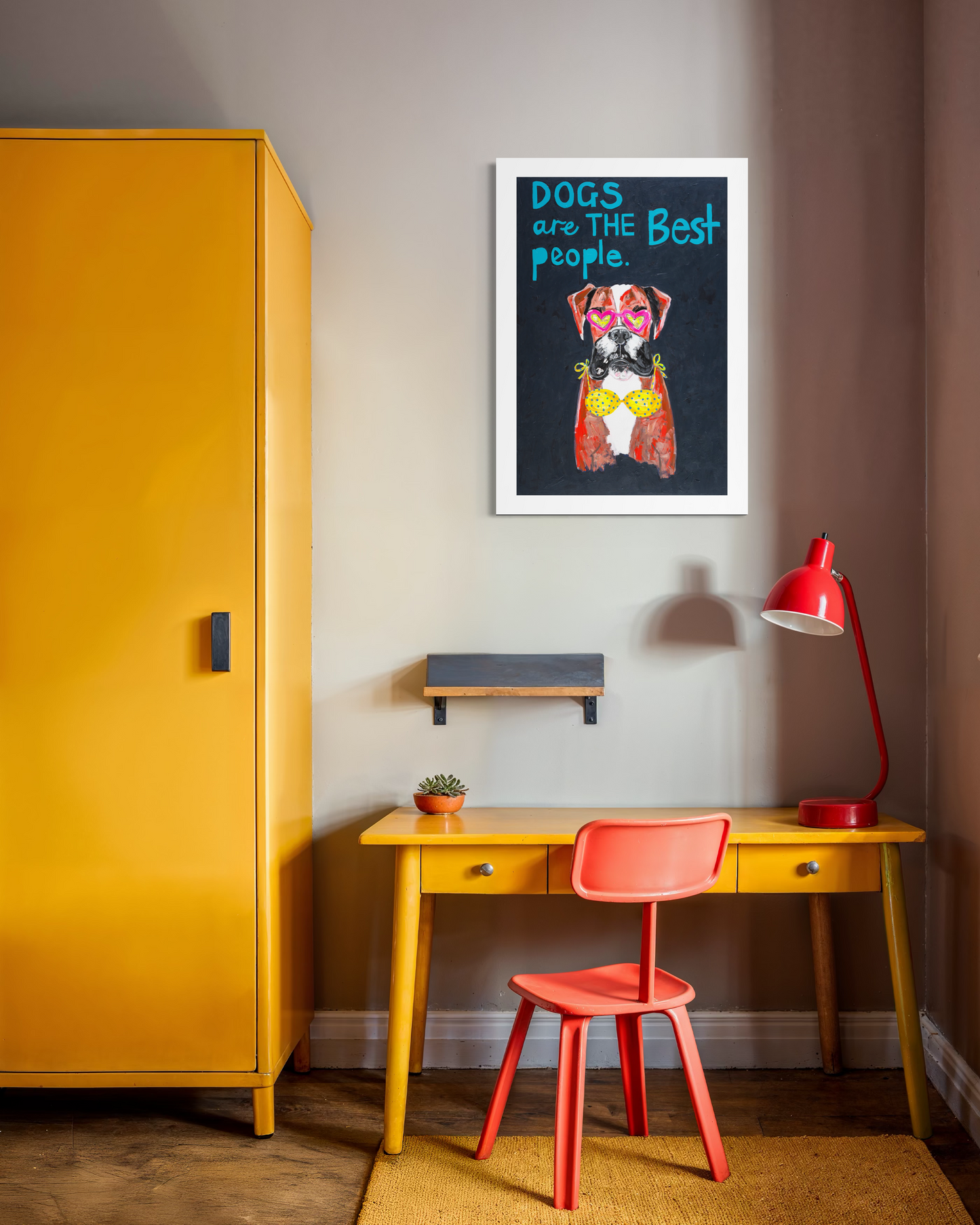 Dogs Are The Best People (Paper Print)