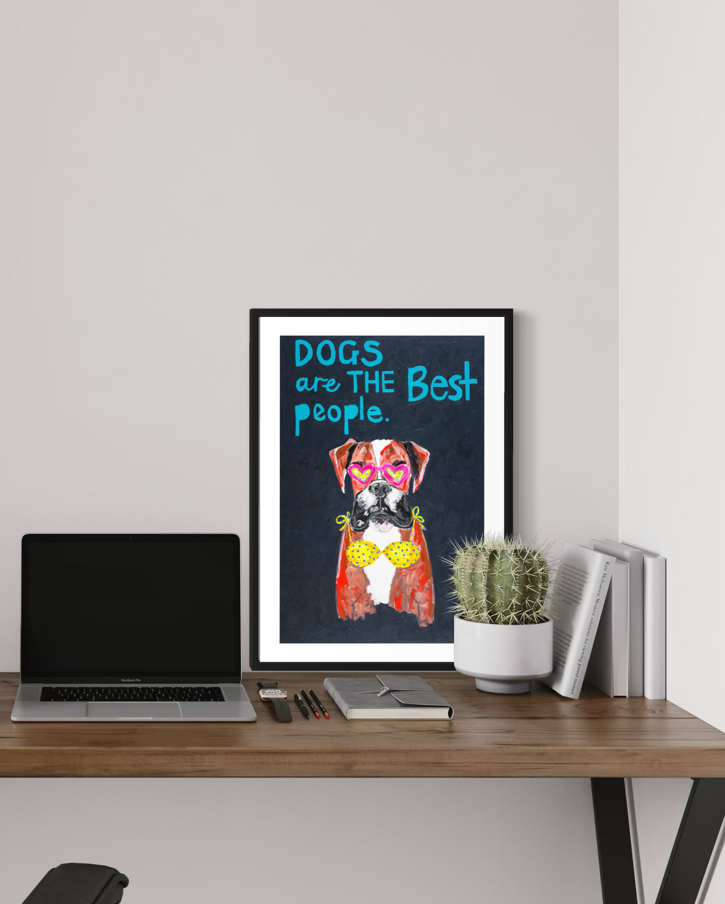 Dogs Are The Best People (Paper Print)