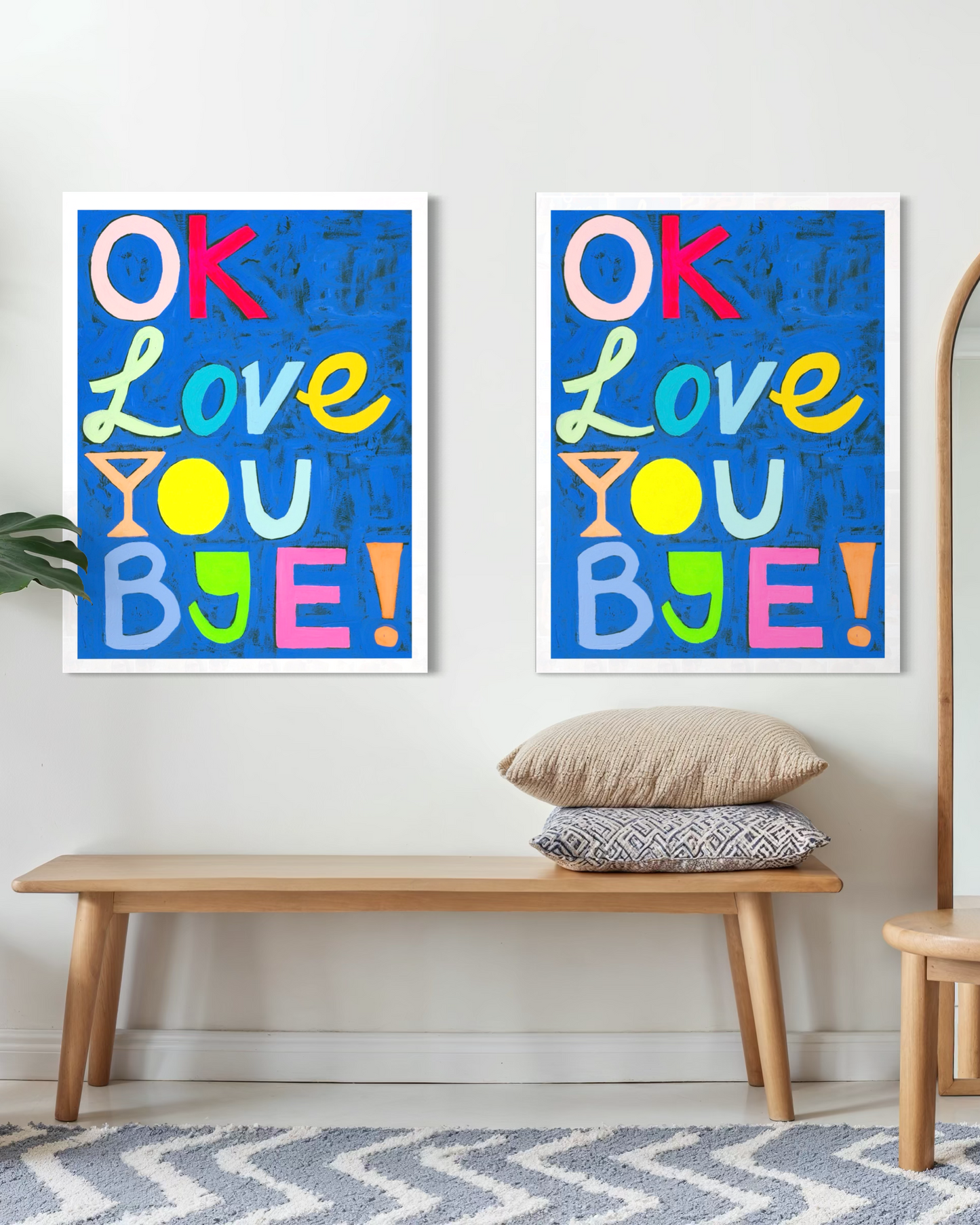 Okay, Love You, Bye (Paper Print)