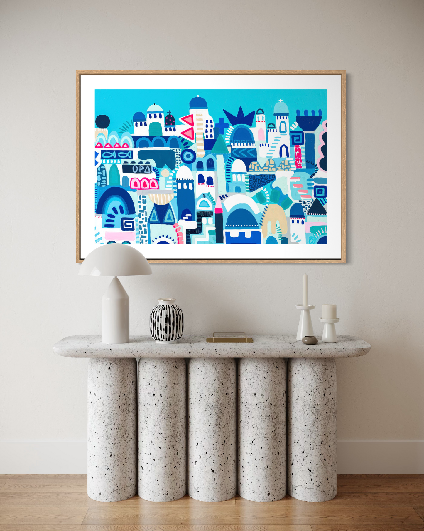 "Santorini" (Paper Print)