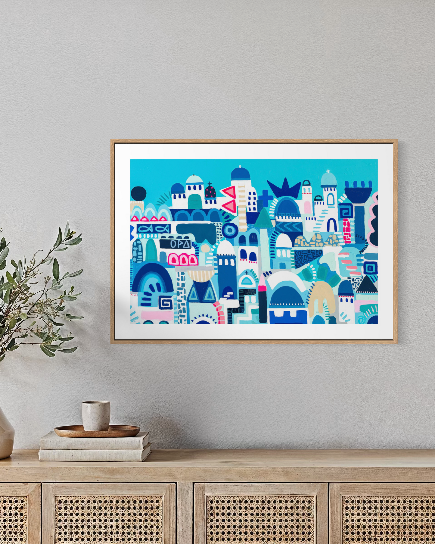 "Santorini" (Paper Print)